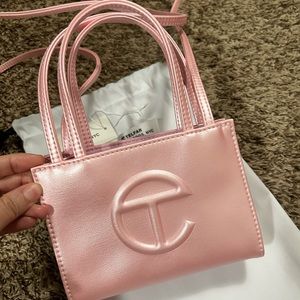 Telfar small shopping bag Ballerina Pink